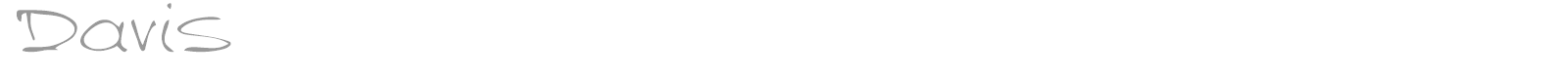 Davis font preview